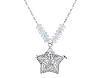 Essential Oils Diffuser Necklace, Star Necklace, Essential Oils Necklace, DarlingJ - DJN18015