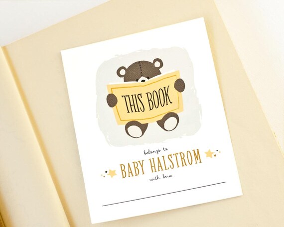 baby bookplates