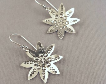 Industrial Flower Earrings