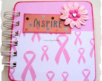 Inspire - Breast Cancer Awareness Post It Note Holder Planner