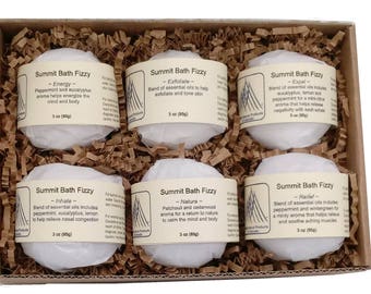 Aromatherapy Bath Fizzies - Healthy Assortment