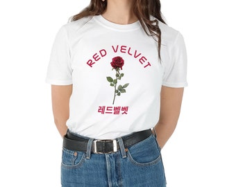 Red Velvet T-shirt Top Shirt Tee Fashion Kpop ReVeluv Irene Yeri Joy Fandom