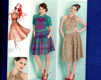 Simplicity 1755 Designer Flirty Dresses Size 4 to 12 UNCUT