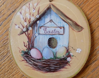 Easter, EASTER wooden decoration, wood, Easter ornament, easter decoration, decoration, handmade