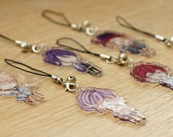 Diabolik Lovers Sakamaki Clear Acrylic Charms