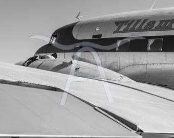 DC-3 Metal Photographic Print - Aviation Art