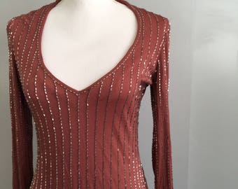 Vintage John Kloss Beaded Dress