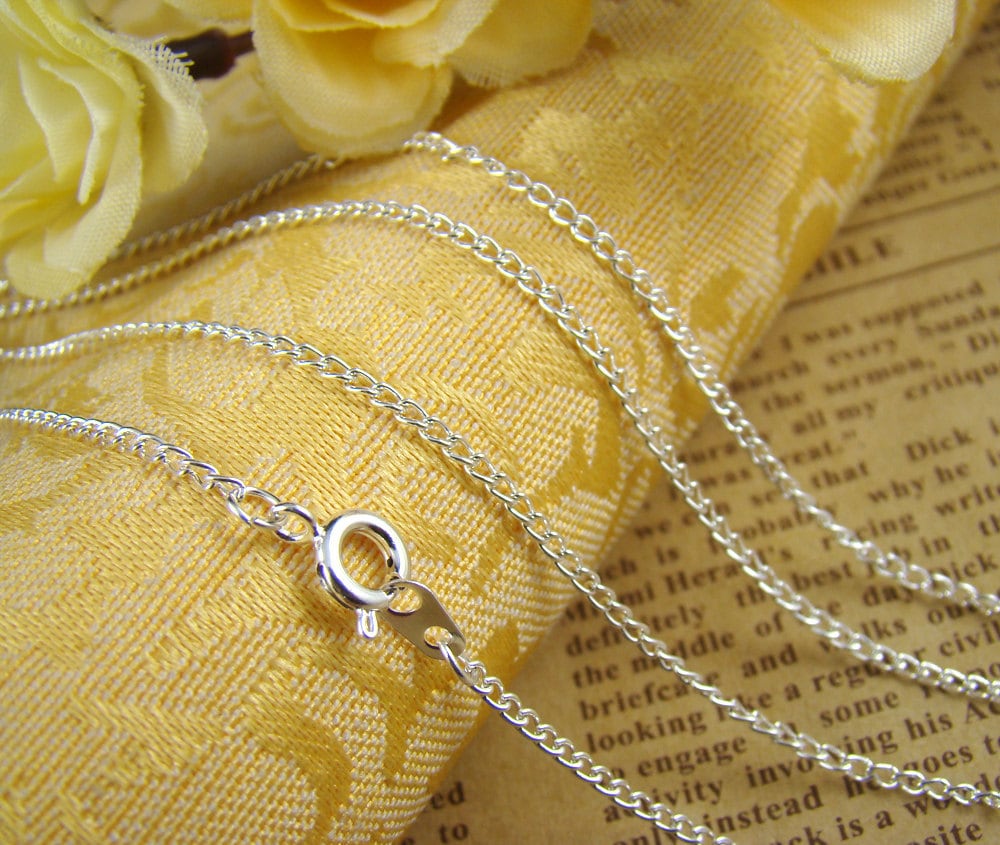 3pcs Silver Plated Finished Twisted Chains LN901