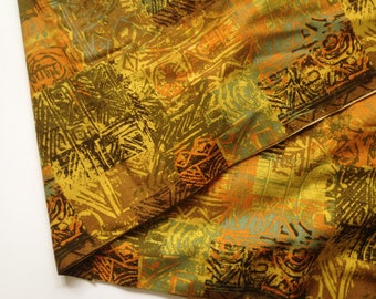 Mid Century Fabric Vintage 50s Fabric Atomic Fabric Cotton Duck Abstract Fabric