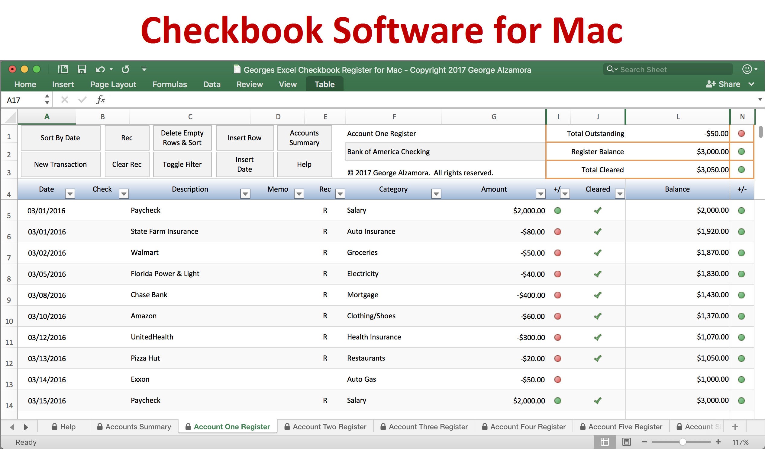 computer checkbook register for mac