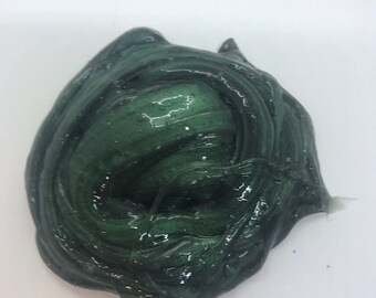 Green Metallic Scented Slime