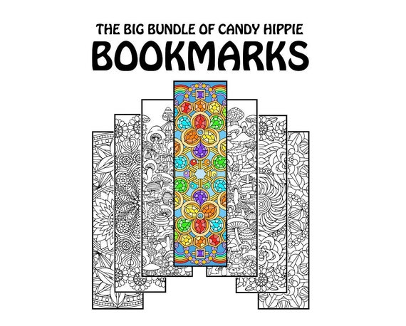 coloring bookmarks coloring book bundle 15 printable adult