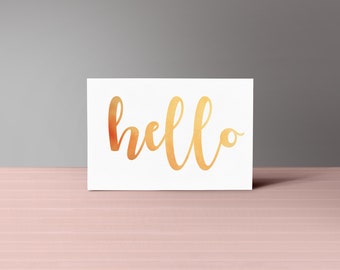Greeting Card in Ten Different Languages
