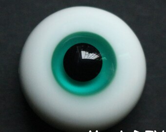 BJD glass Eyes Blue Green for Luts / yosd / msd / sd 1/6 1/4 1/3 bjd dolls (12mm 14mm 16mm 18mm 20mm)