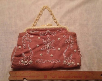 Beaded (bakelite ?) Purse