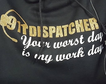 Dispatcher Tee, Thin Gold Line Gift, Dispatcher gift, 911 Dispatch, Dispatcher tshirt, Dispatcher hoodie, Thin Gold Line Shirt, Dispatcher