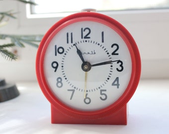 VITYAZ - Shabby chic Vintage Rare Alarm Clock - Soviet Mechanical Alarm Clock Vityaz- Home Decor - Vintage Decor