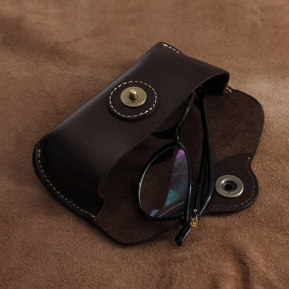 Sunglasses Holder Leather Glasses Case Sunglassess Cover Case