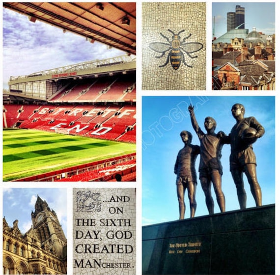Man United Manchester Photographic Montages by Ben Sedman
