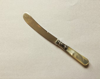 Vintage Butter Knife with Mother of Pearl Handle