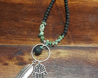 Lavastone Essential Oils necklace