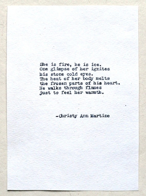 Poetry - Poems - Love Quotes and Sayings - Typed by Poet - Typewriter Poem