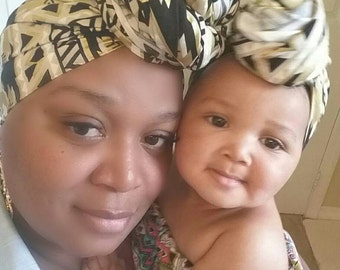 Mommy and me matching head wraps (specify print in message)