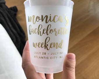 Bachelorette Cup, Bachelorette Party Cups, Party Cups, Team Bride, Bridal Shower, Bachelorette Gift, Frosted Cup, Wedding Cup, 1726