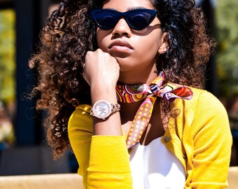 Neckerchief, Ankara Scarf, African Fabric scarf, African Fabric Neckerchief