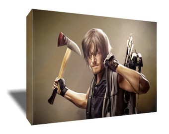 FREE SHIPPING Walking Dead's Daryl Dixon Canvas Art