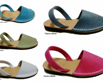 Autenticas avarcas menorquínas para niños y niñas, sandals, sandalias, abarcas.