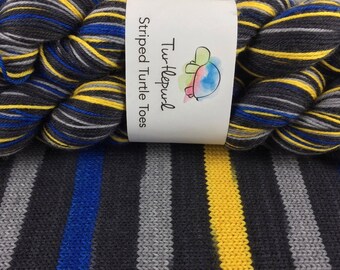 Beekeeper - Hand-dyed Self-striping sock yarn