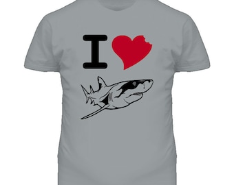 I Love Sharks Awesome Shark Week T Shirt