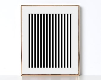 Stripes Poster Stripes Prints Digital Download Abstract Geometric Art Poster Scandinavian Print Modern Print Wall Decor Poster Black White