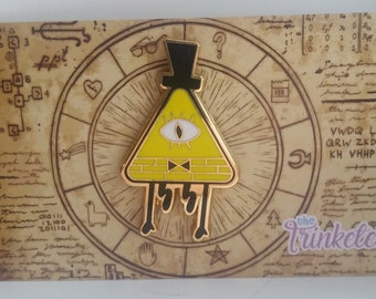Gravity Falls Bill cipher #1 enamel pin