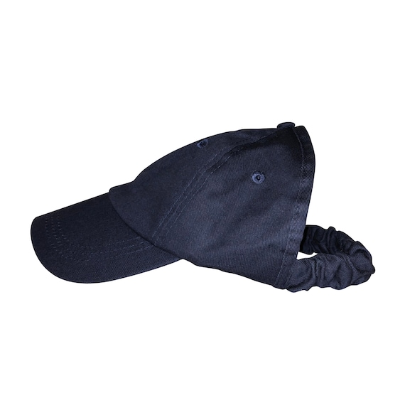 Natural Hair Hats, Navy dad hat, Protective Styles Hats, Satin Lined Baseball Cap , Afro Hair Care, Kinky Curly Hair
