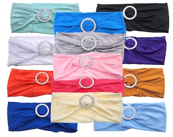 Spandex Chair Sash with Buckles, 13-Inch, 6-Piece