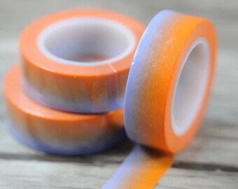 Orange Ombre Washi Tape, Decorative Washi Tape, Pretty Washi Tape, Fun Tape, DIY Projects, School Supplies