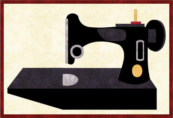 Featherweight Sewing Machine Applique Pattern