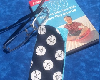 Sand Dollar Reading Glasses Case