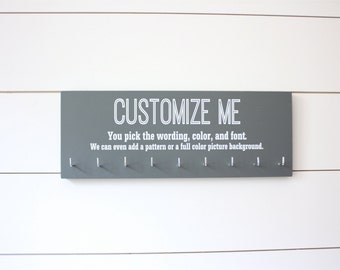 Customizable Medium Medal Holder - You design it, we make it!