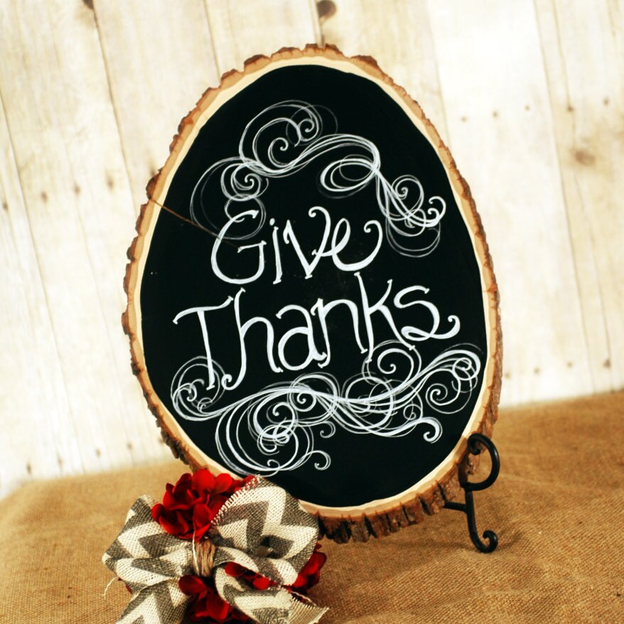 Large Rustic Wood Chalkboard Oval Shaped with easel