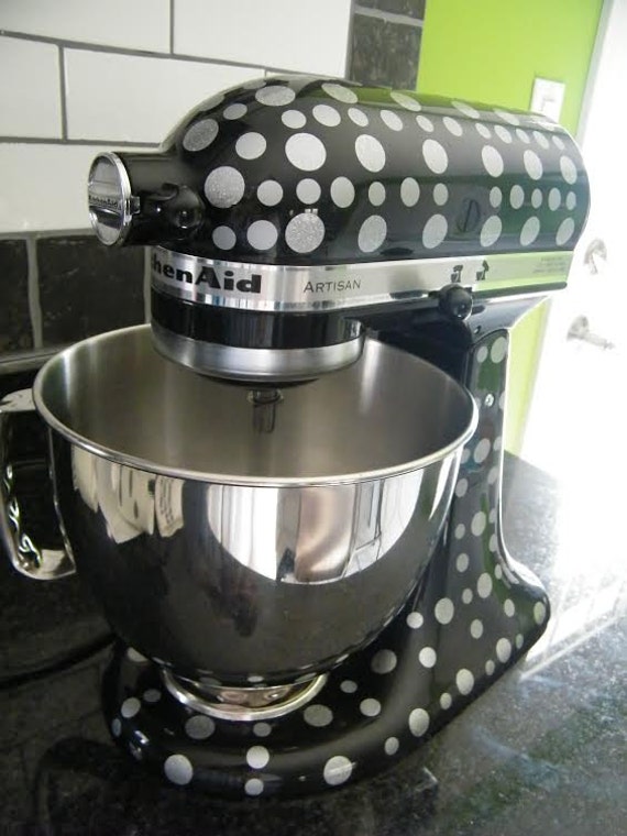 Kitchen Aid Vinyl DecalsPolka Dots Circular Vinyl Appliance