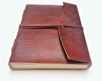 Leather Journal, Refillable Journal, Plain Leather Journal, Notebook, Diary, Sketchbook.
