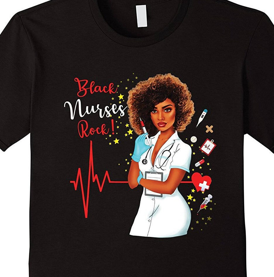 Black Nurses Rock Men Women T Shirt