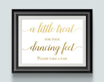 Wedding Flip Flop For Guest, Wedding Guest Shoes, Gold Foil, Please Take One, Wedding Sign Decor, Reception Shoes, Treat Favors