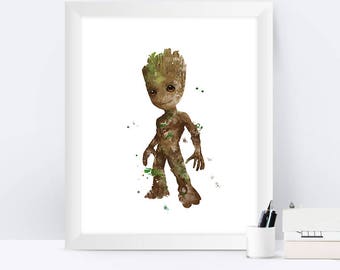 Baby groot nursery | Etsy