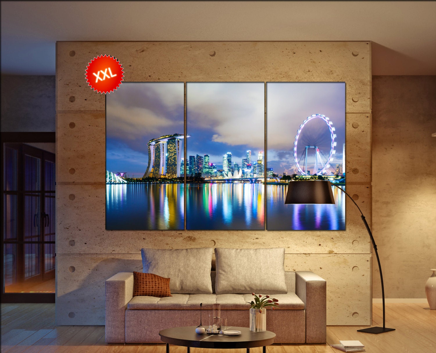 Singapore canvas wall art Singapore wall decoration Singapore