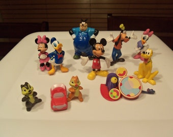 New Mickey Mouse Clubhouse Cake Toppers PVC Figures Lot Birthday Party Supplies