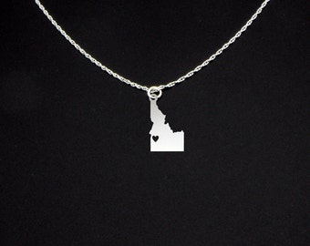 Idaho Necklace - Idaho Jewelry - Idaho Gift